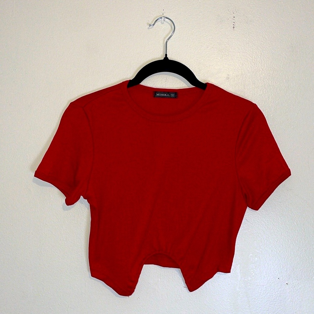 Miholl | Women's Red Crop Top